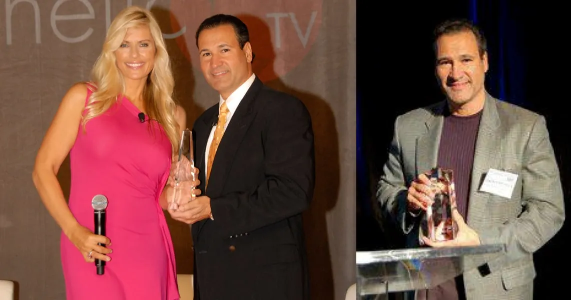 Dr. Perez receiving The Aesthetic Academy awards